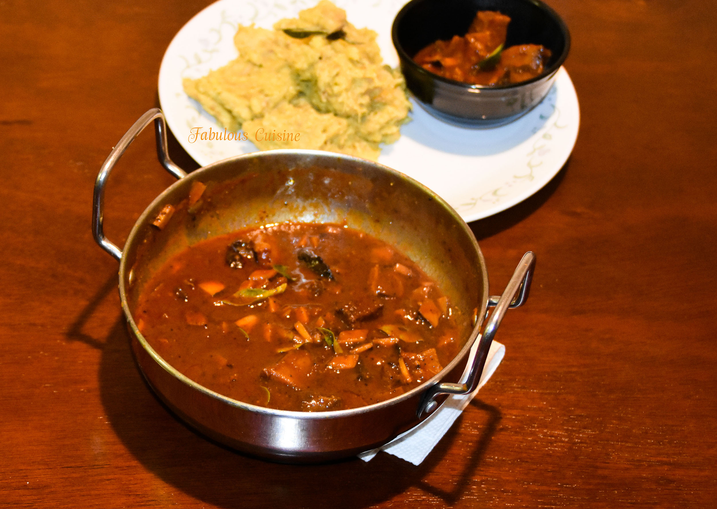 Dried Shark Fish Curry-Kerala Style