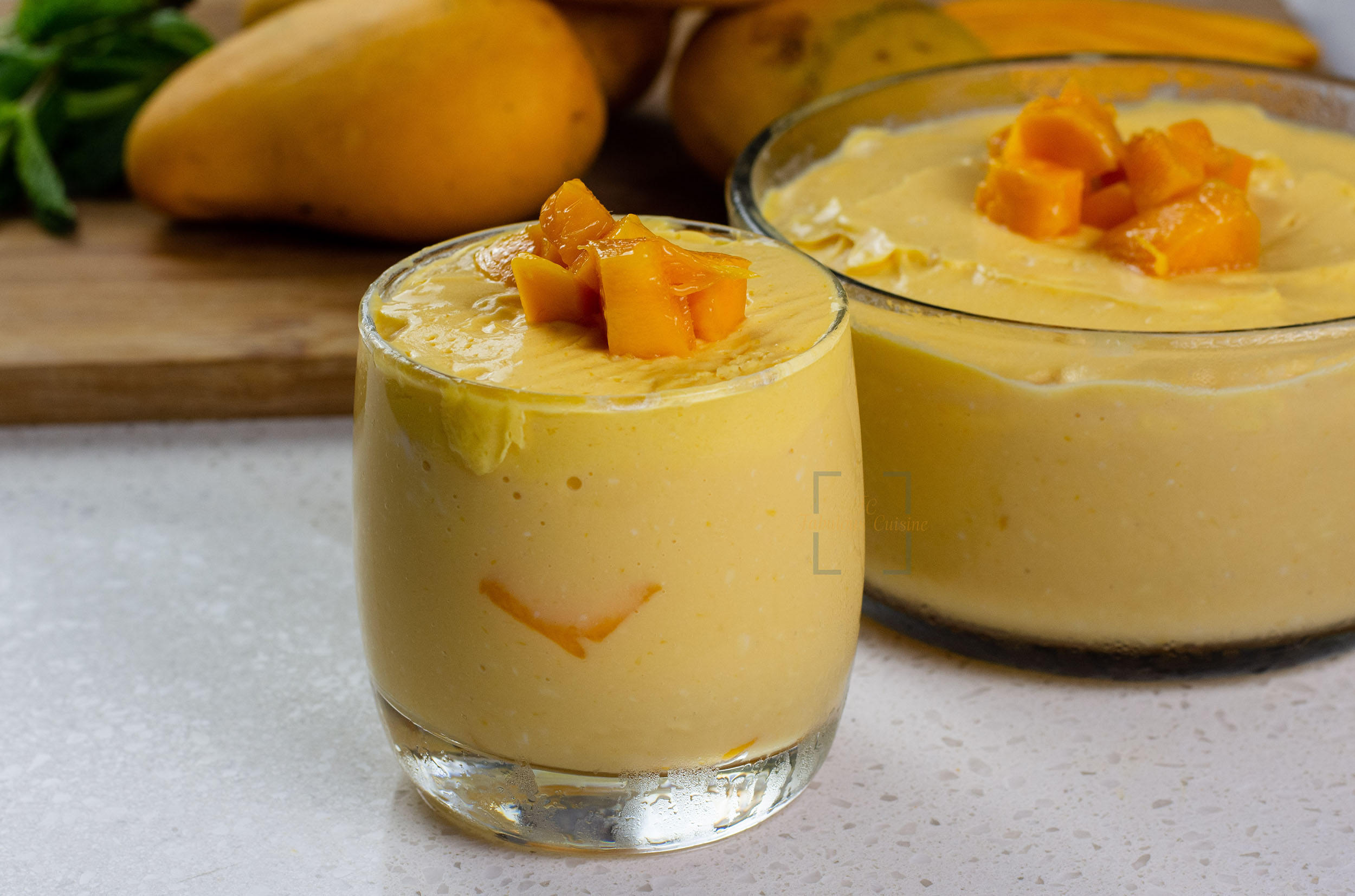 MANGO DELIGHT- CREAMY MANGO CUSTARD RECIPE